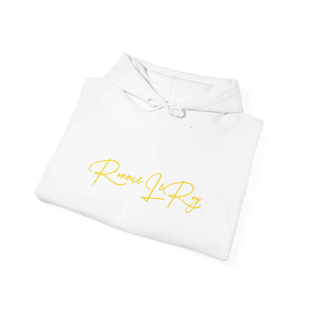 Unisex Heavy Blend™ Hooded Sweatshirt with Ronnie LeRoy Signature - Cozy & Stylish
